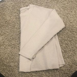 American Eagle waffle knit top
